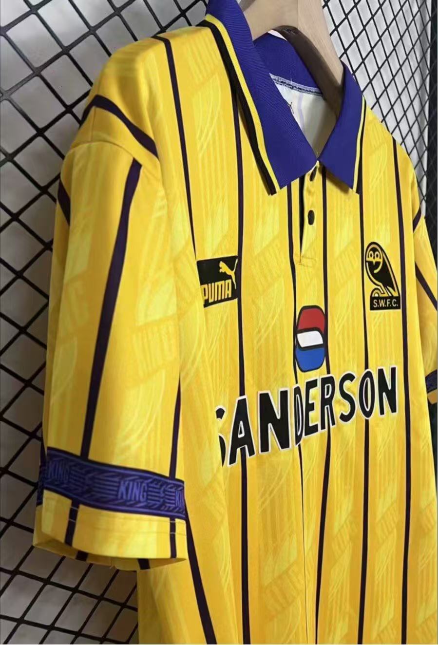 Retro Sheffield Wednesday 1994/95 Away Kit 1:1 Thai quality