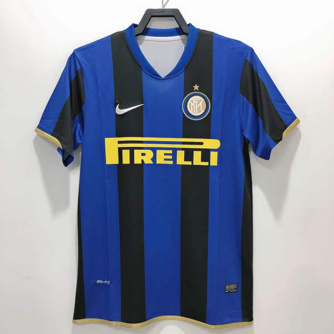 2008-09 Retro Inter Milan Home Champions League Edition Football Jersey 1:1 Thai Quality