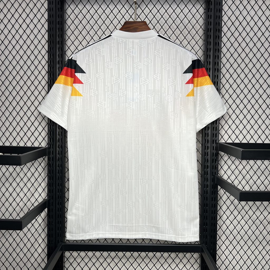 1990 Retro Germany Home Soccer Jersey
