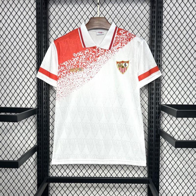 Retro 93/94 Sevilla FC Home Jersey 1:1 Thai Quality