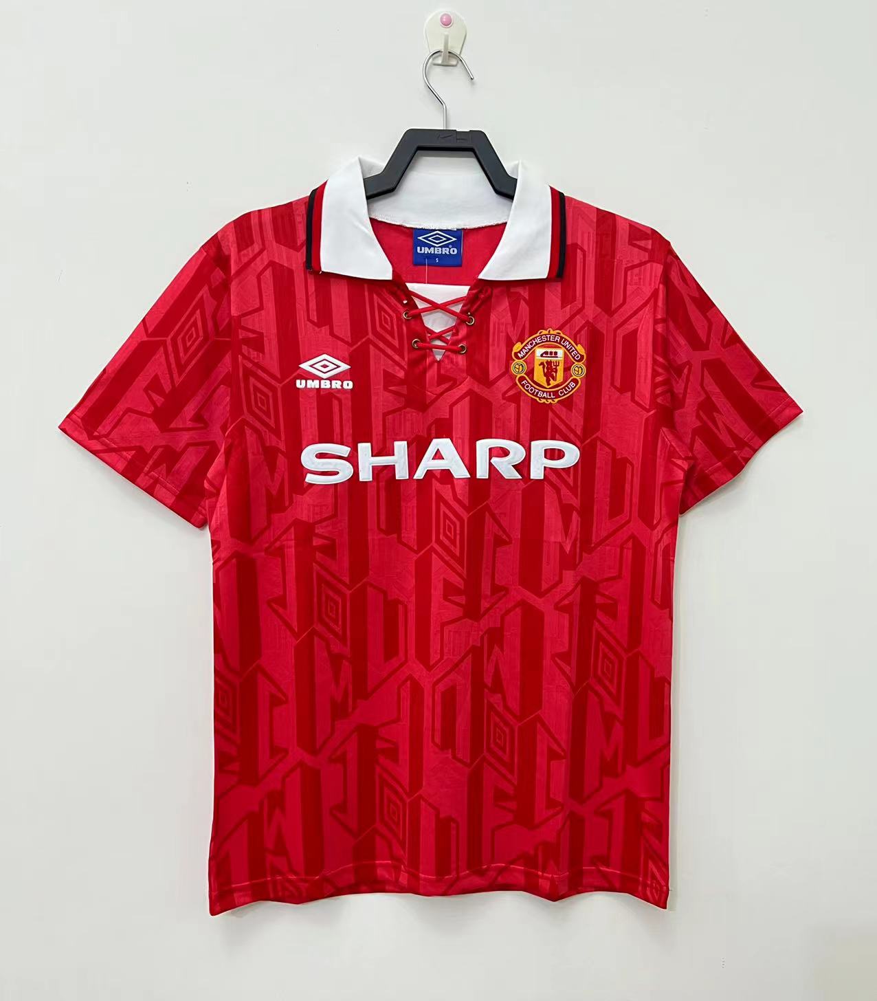 92/94 Retro Manchester United Home Football Jersey 1:1 Thai Quality