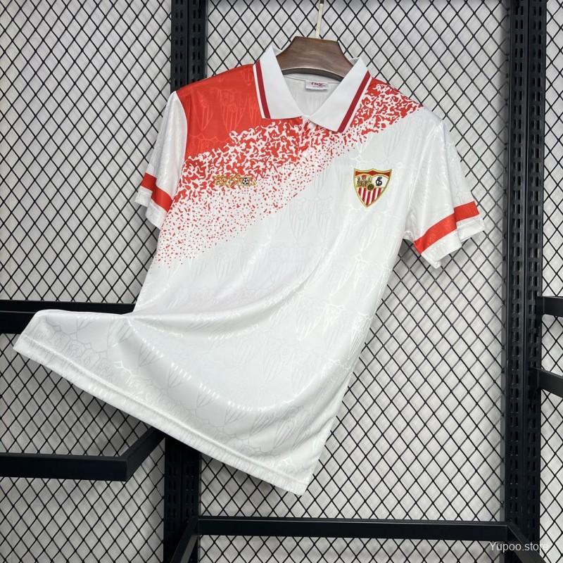 Retro 93/94 Sevilla FC Home Jersey 1:1 Thai Quality