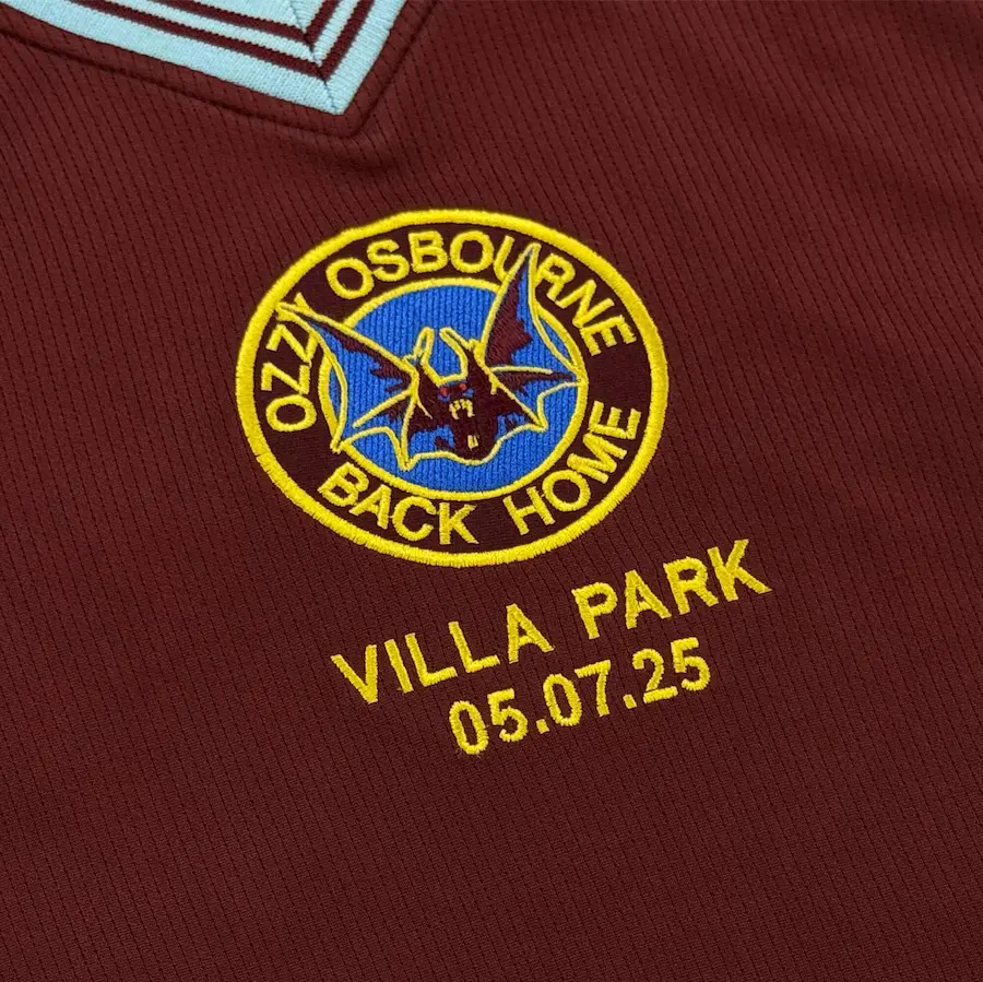 Aston Villa x Ozzy Osbourne Back Home Shirt 1:1 Thai Quality