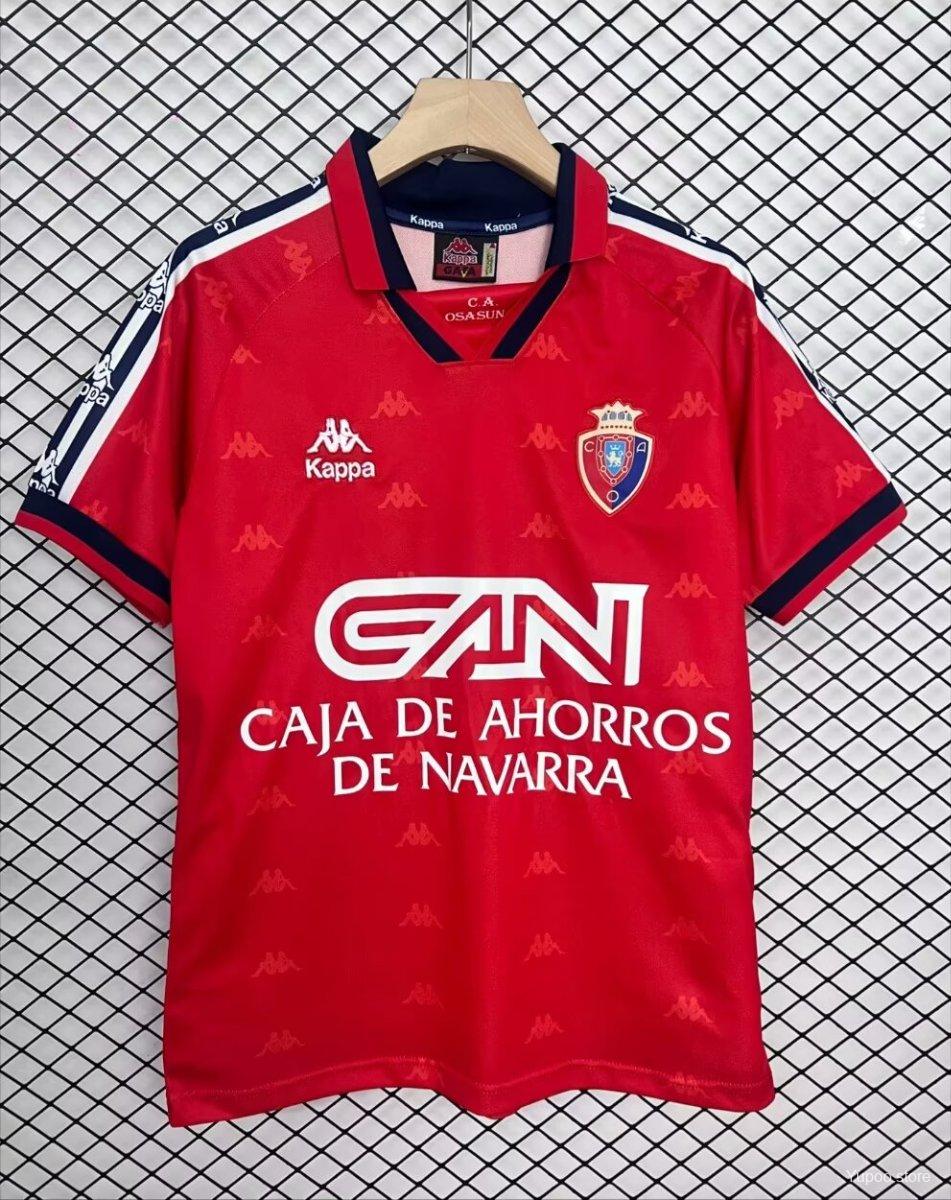 Retro 97/98 Osasuna Home Jersey 1:1 Thai Quality