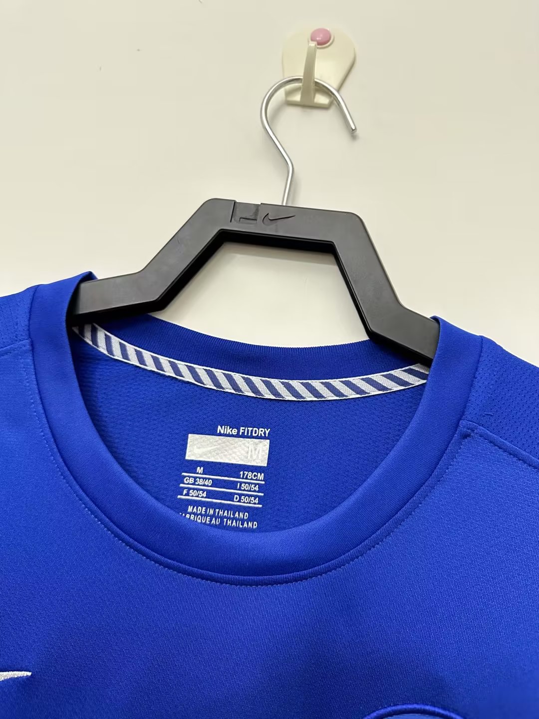 08/09 Retro Manchester United Away Blue Long Sleeve Football Jersey 1:1 Thai Quality