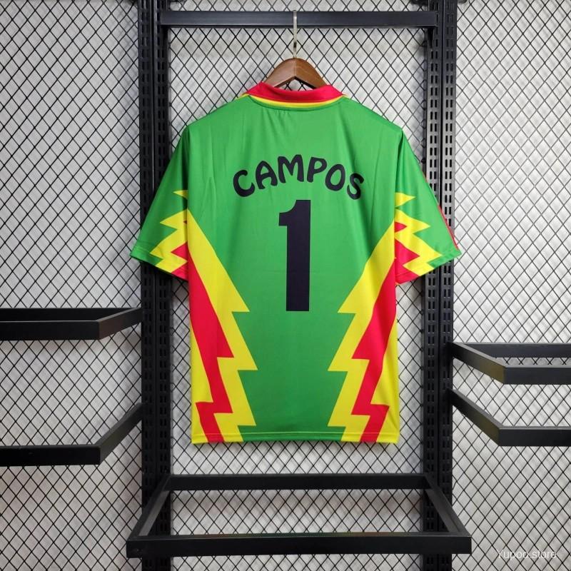 1998 Retro Mexico CAMPOS 1 WORLD CUP HOME Jersey