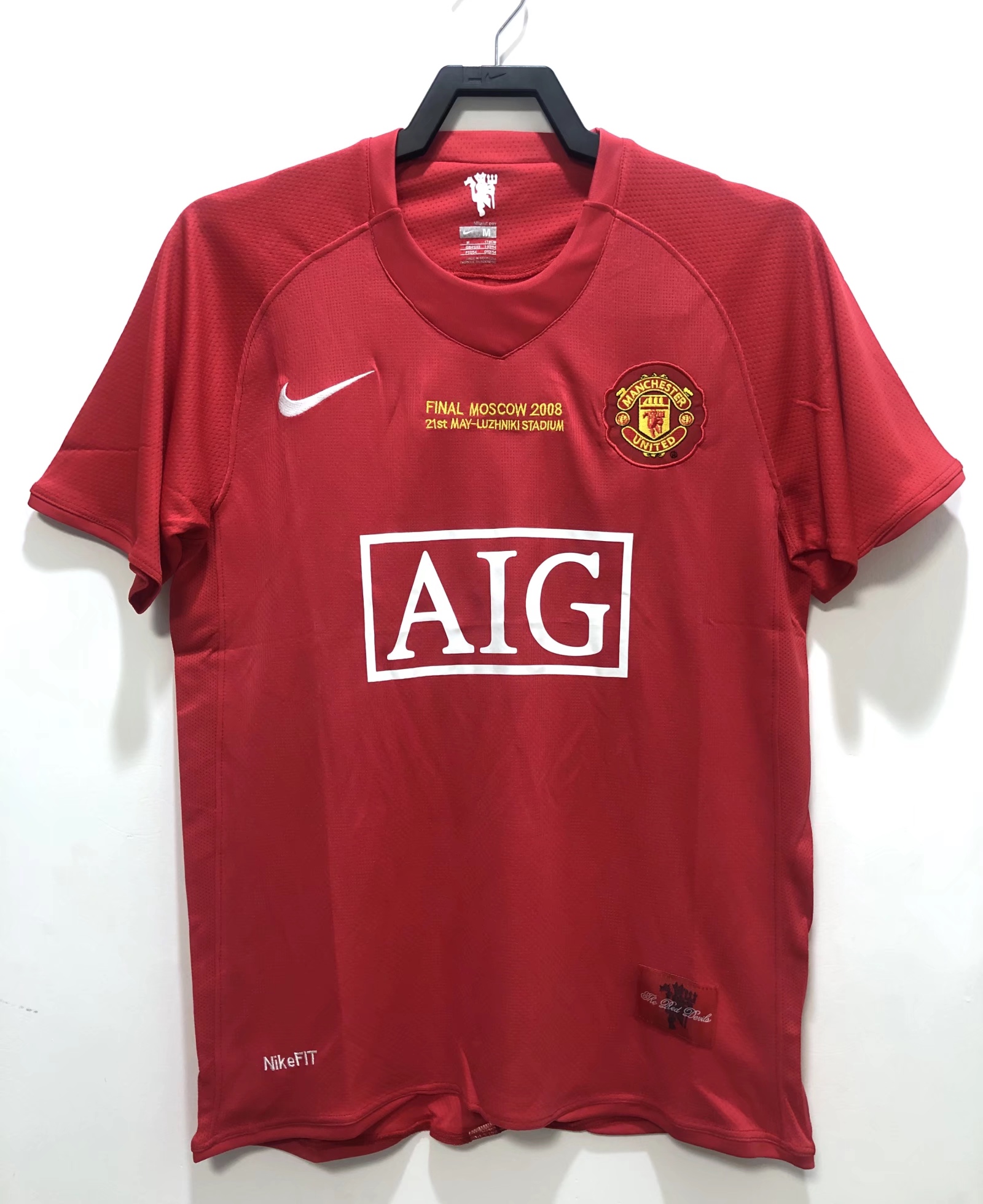 07/08 Retro Manchester United Home Football Jersey 1:1 Thai Quality
