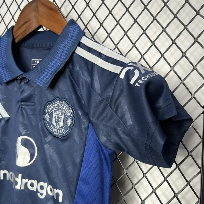 2024/2025 Man Utd Away Football Shirt 1:1 Thai Quality Kids Size
