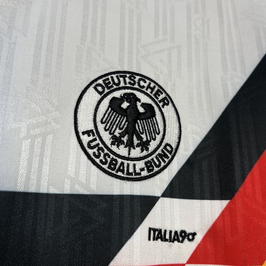 1990 Retro Germany Home Soccer Jersey