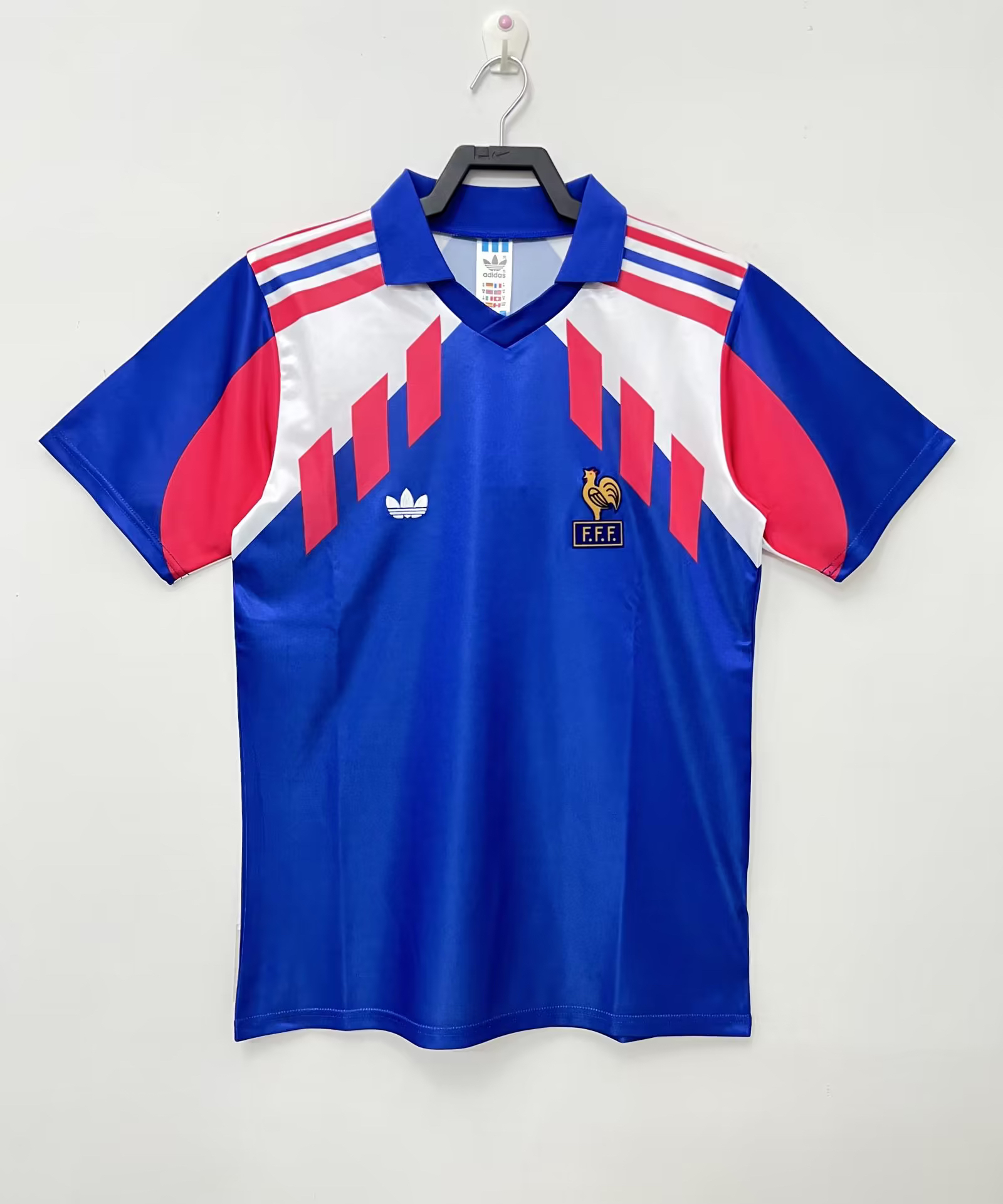 1990 Retro France Home World Cup Football Jersey 1:1 Thai Quality