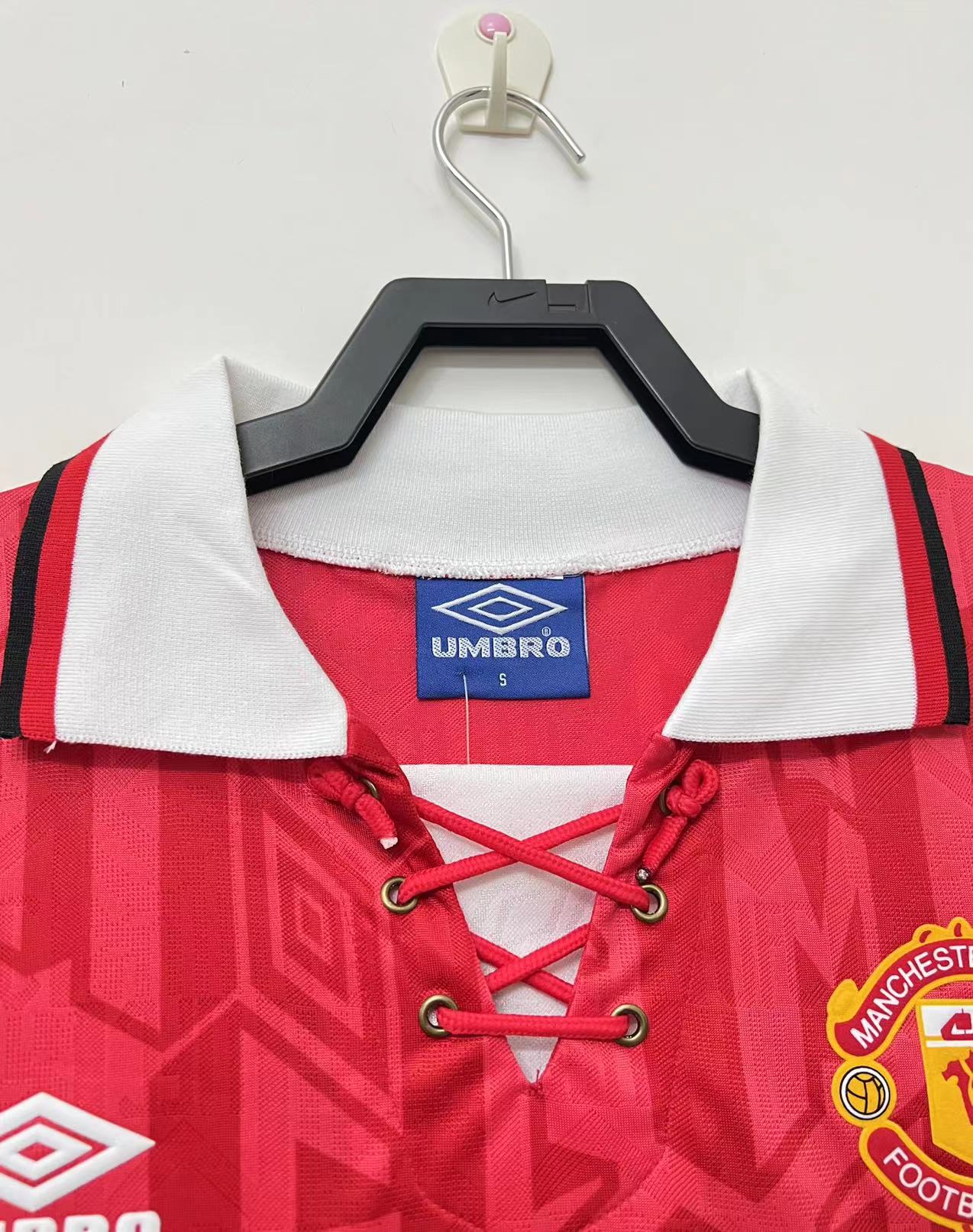 92/94 Retro Manchester United Home Football Jersey 1:1 Thai Quality