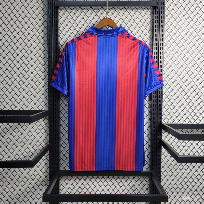 91/92 Retro Barcelona Home Football Shirt 1:1 Thai Quality