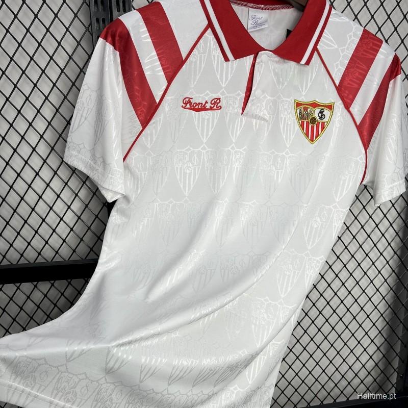 Retro Vintage 92/93 Sevilla FC Home Shirt 1:1 Thai Quality