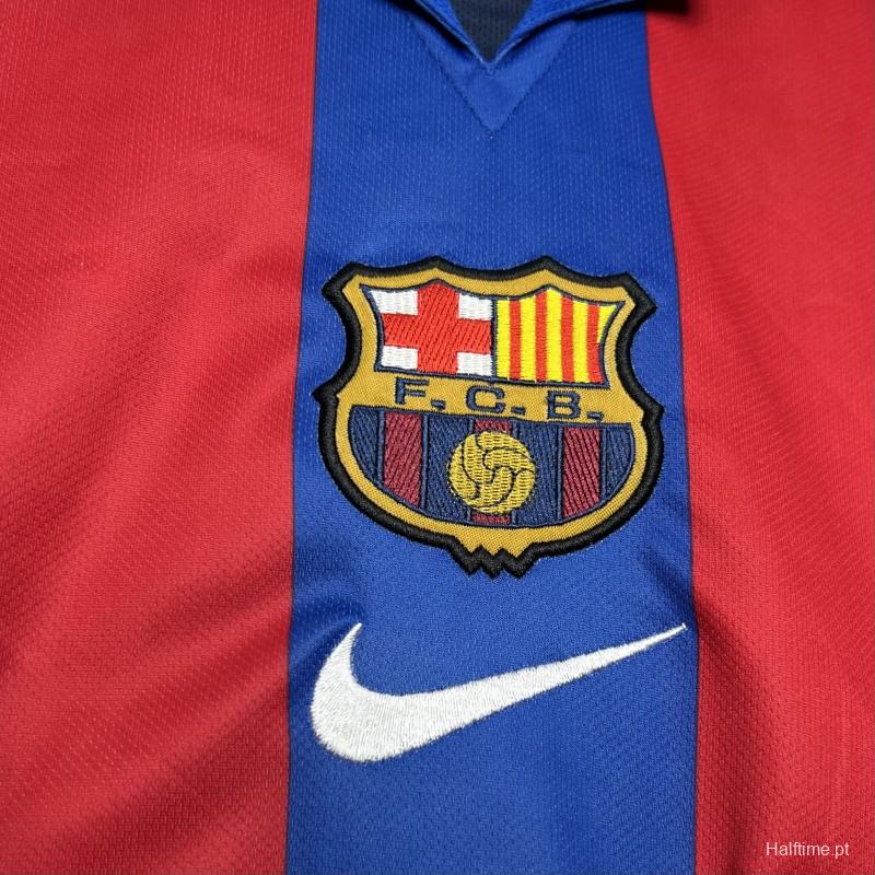 2004/2005 Retro Barcelona Home Football Shirt 1:1 Thai Quality