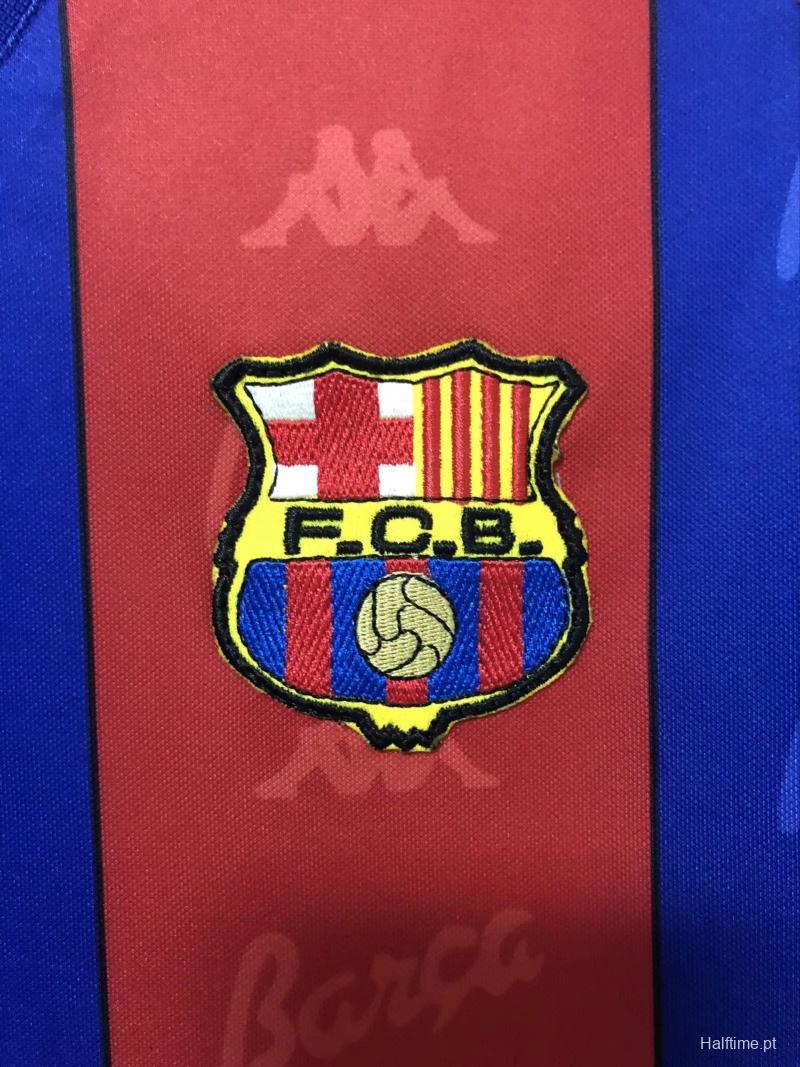 96/97 Retro Barcelona Home Football Shirt 1:1 Thai Quality