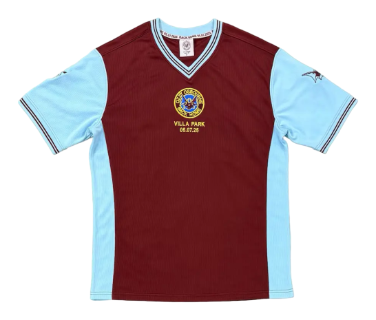 Aston Villa x Ozzy Osbourne Back Home Shirt 1:1 Thai Quality