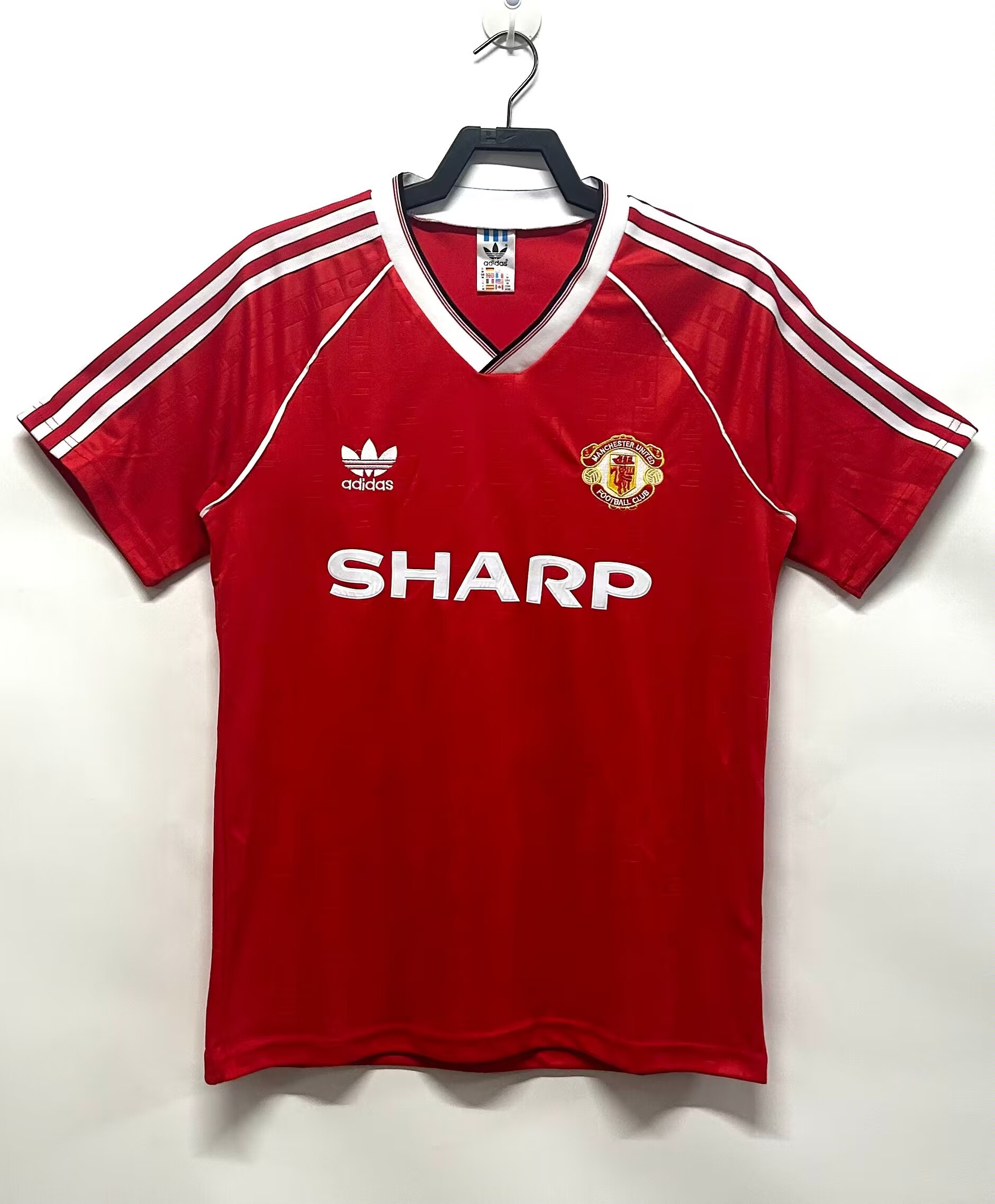 1998-90 Retro Manchester United Home Football Jersey 1:1 Thai Quality