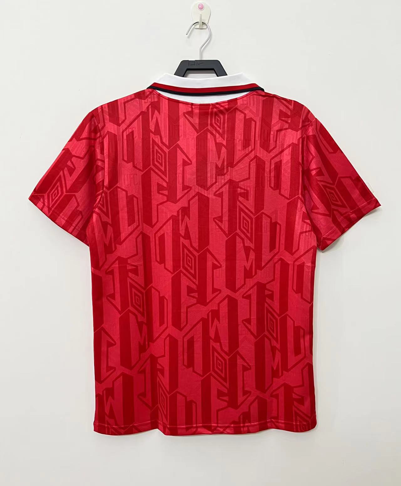 92/94 Retro Manchester United Home Football Jersey 1:1 Thai Quality