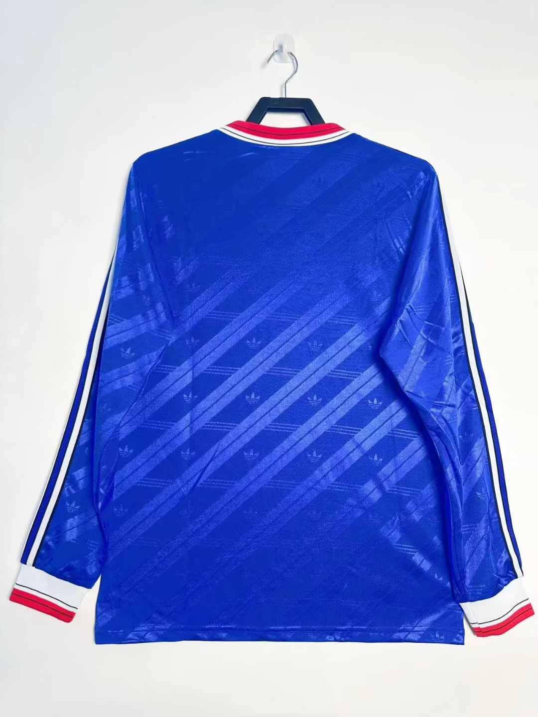 86-88 Retro Manchester United Away Long Sleeve Football Jersey 1:1 Thai Quality