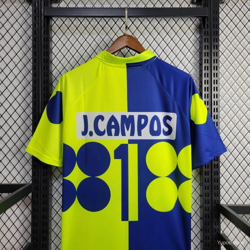 1998 Retro Mexico Goalkeeper CAMPOS 1 Home Yellow Jersey 1:1 Thai quality