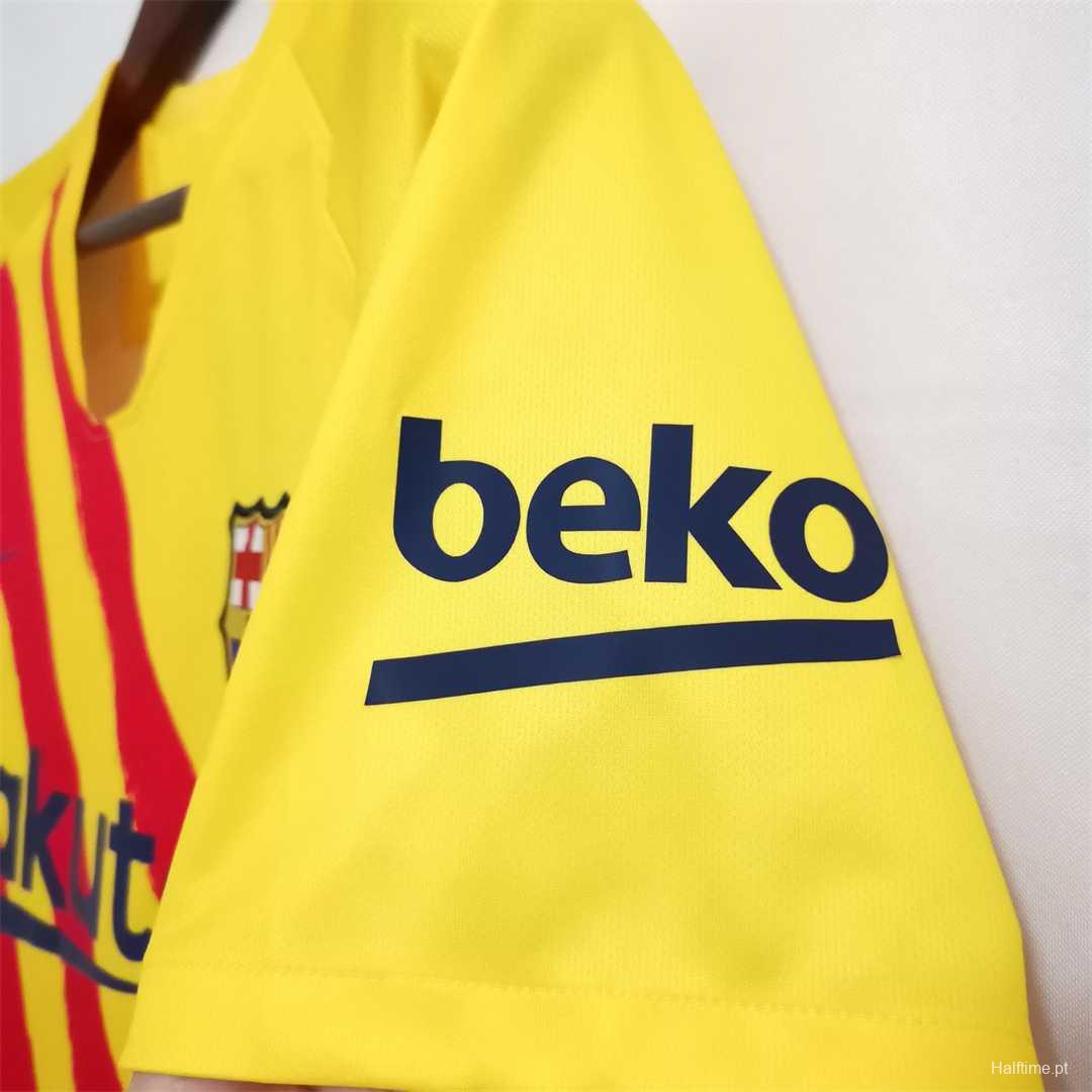 19/20 Retro Barcelona Fourth Away Football Shirt 1:1 Thai Quality