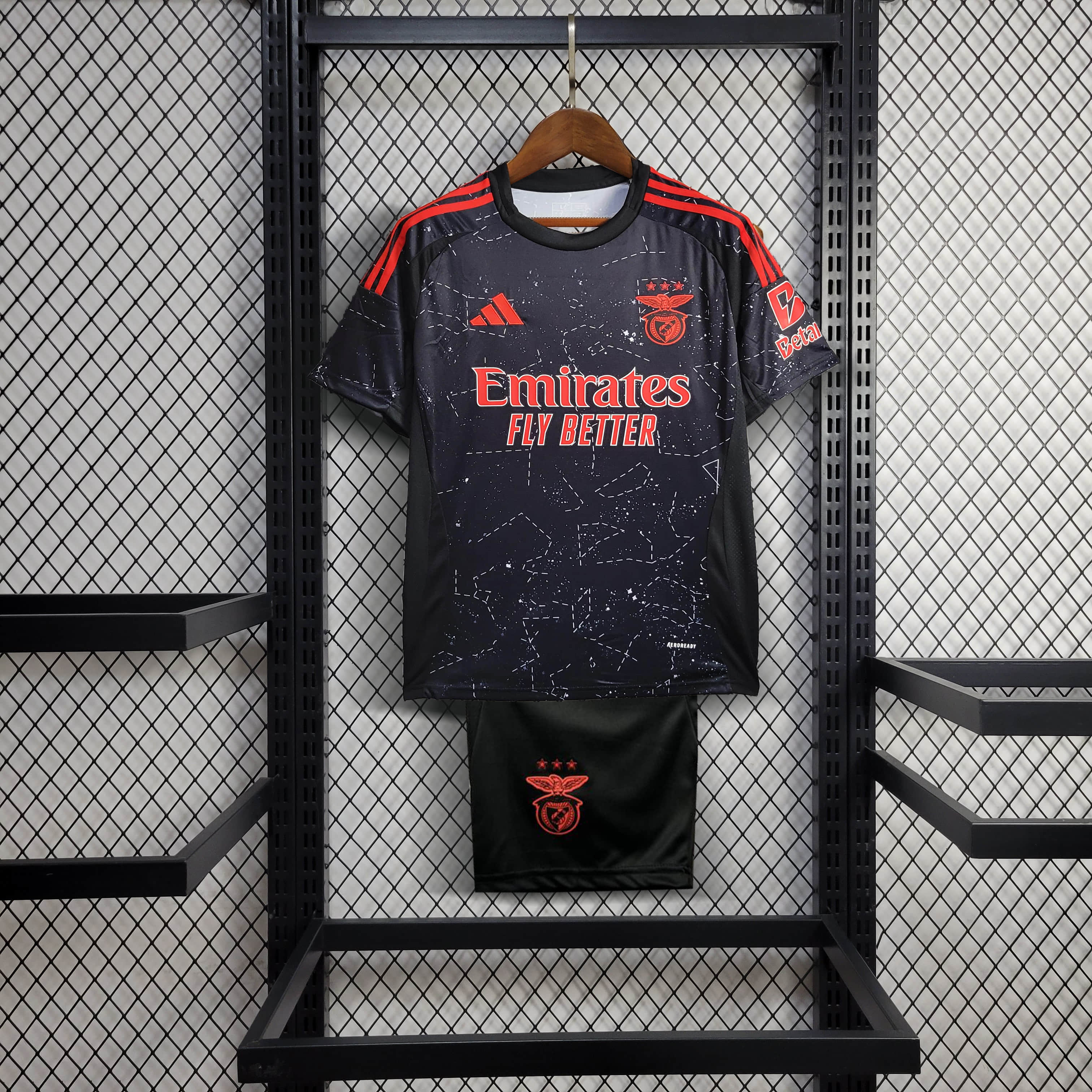 2024/2025 Benfica Away Football Shirt Kids Size 1:1 Thai Quality