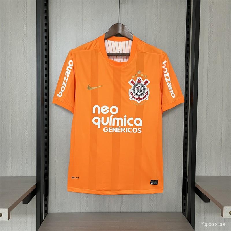 2010 Retro Corinthians Goalkeeper Orange Jersey 1:1 Thai Quality
