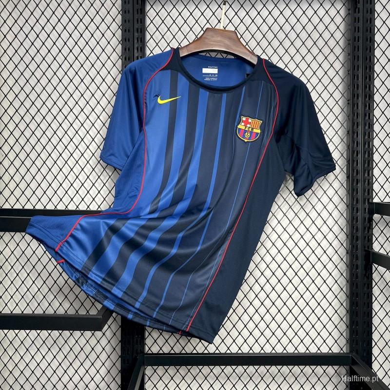 Retro 04/05 Barcelona Away Retro Shirt 1:1 Thai Quality