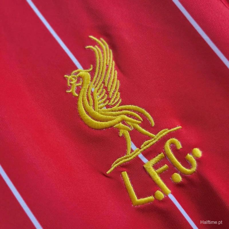 81/84 Retro LFC Home Football Shirt 1:1 Thai Quality
