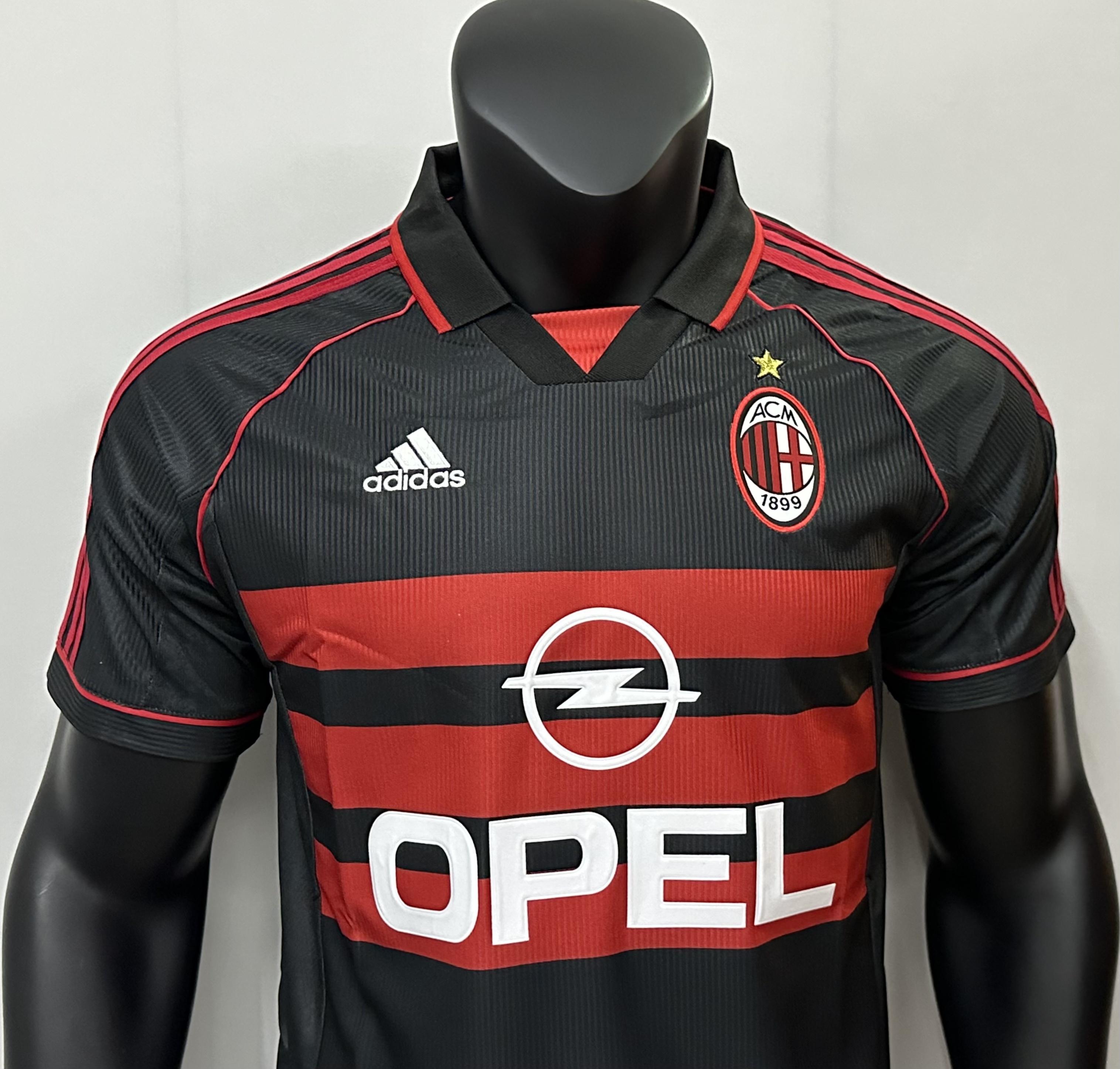 98/99  Retro AC Red and Black Away 1:1 Thai quality