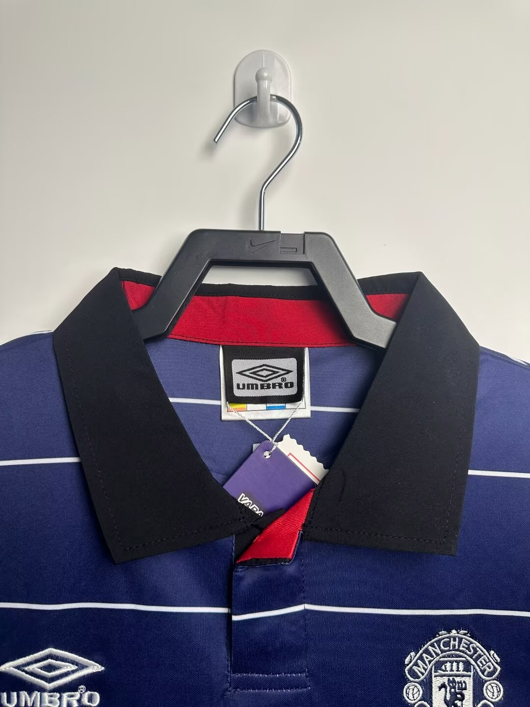1999-00 Retro Manchester United Away Black Football Jersey 1:1 Thai Quality