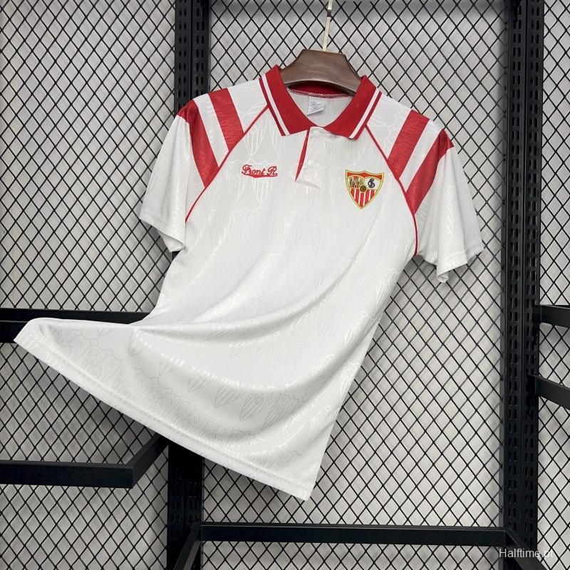Retro Vintage 92/93 Sevilla FC Home Shirt 1:1 Thai Quality