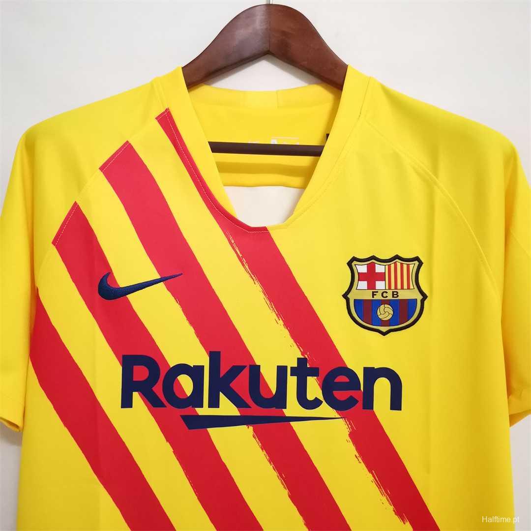 19/20 Retro Barcelona Fourth Away Football Shirt 1:1 Thai Quality