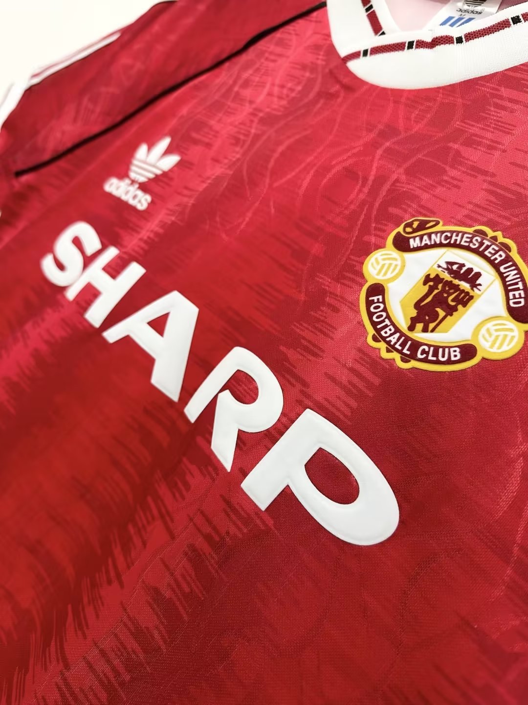 1990-92 Retro Manchester United Home Football Jersey 1:1 Thai Quality