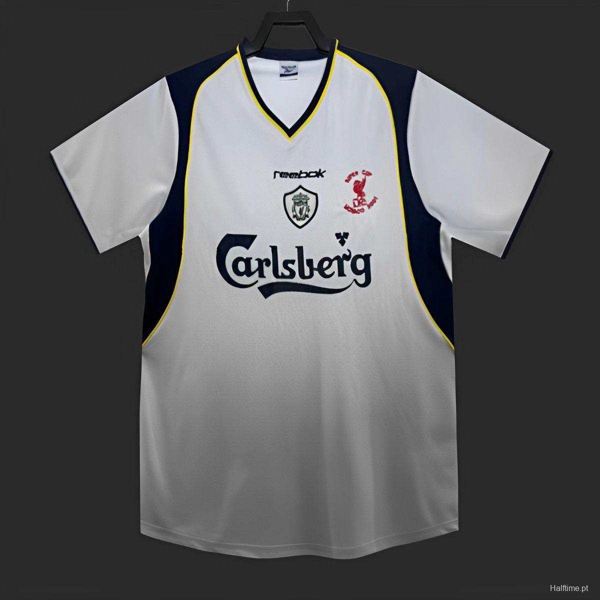 01/02 Retro LFC Away Football Shirt 1:1 Thai Quality