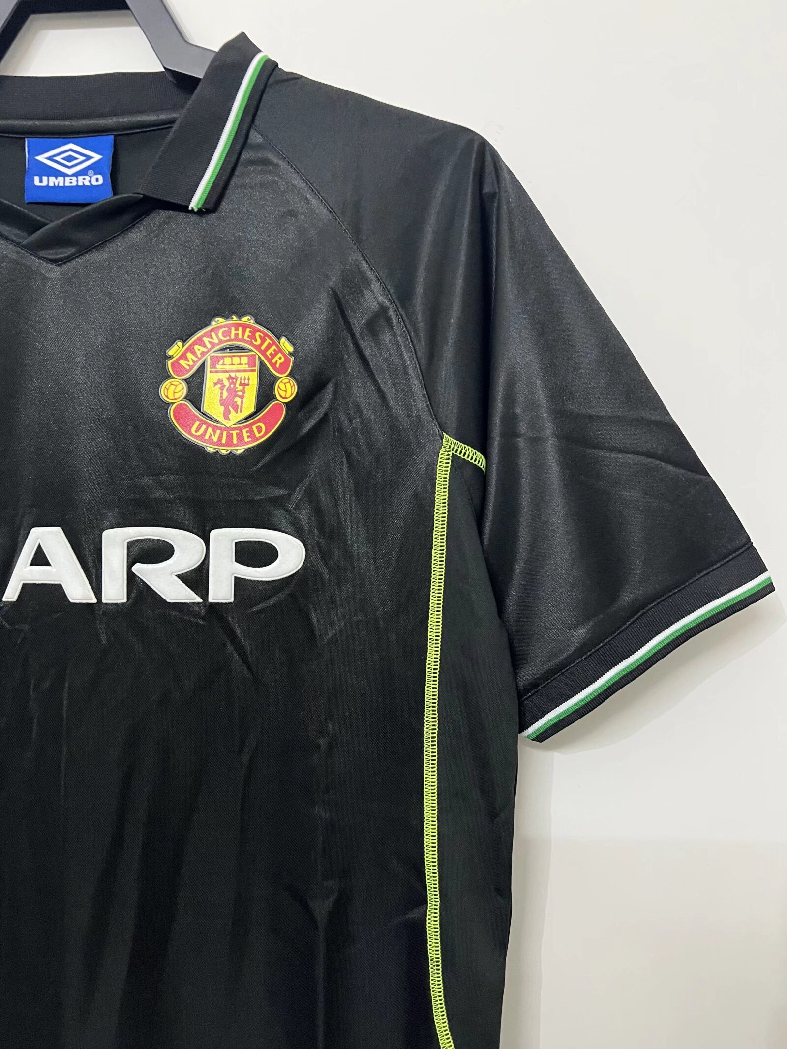 1998-99 Retro Manchester United Second Away Football Jersey 1:1 Thai Quality