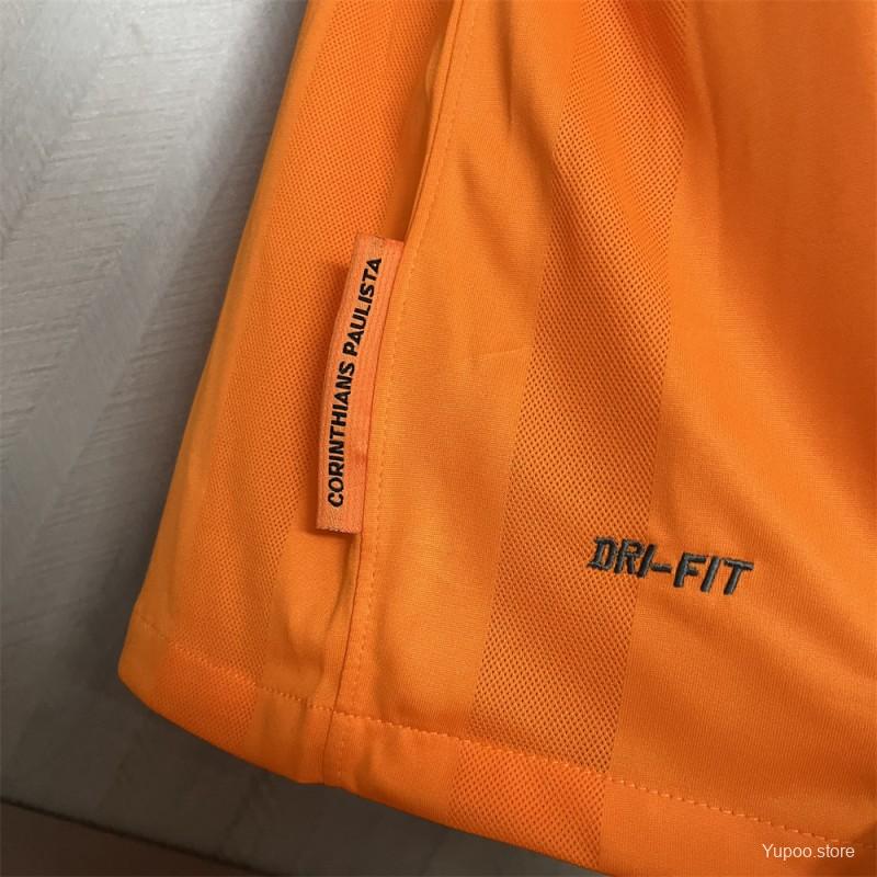 2010 Retro Corinthians Goalkeeper Orange Jersey 1:1 Thai Quality