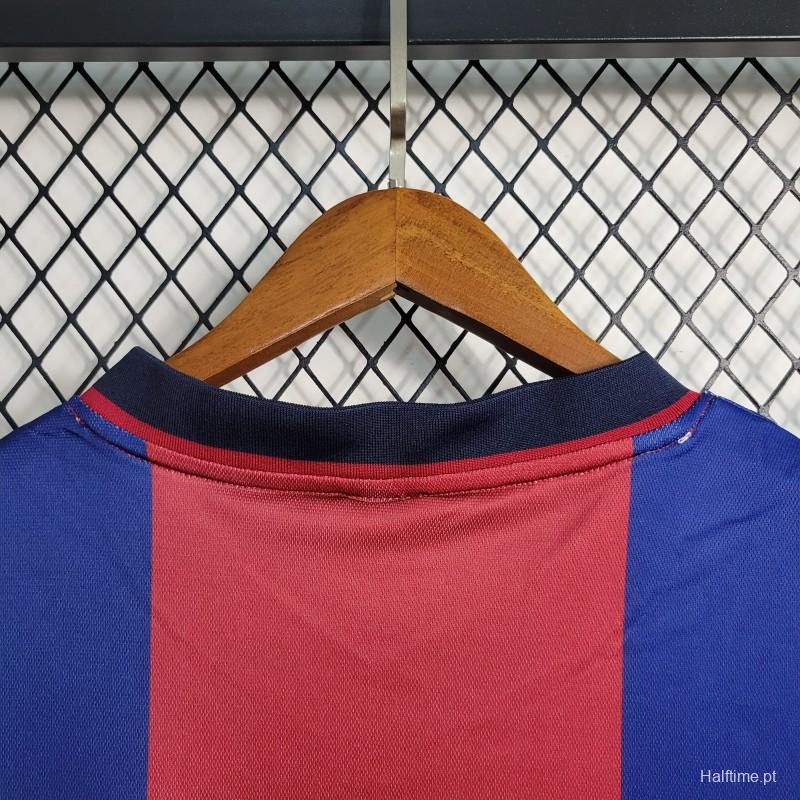 98/99 Retro Barcelona Home Football Shirt 1:1 Thai Quality