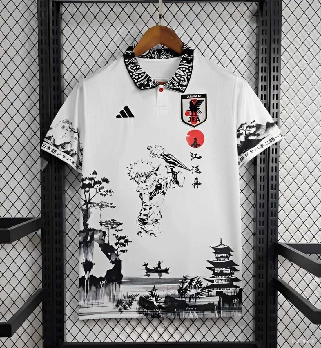 24/25 Japan Uzumaki Naruto White Special Jersey 1:1 Thai Quality