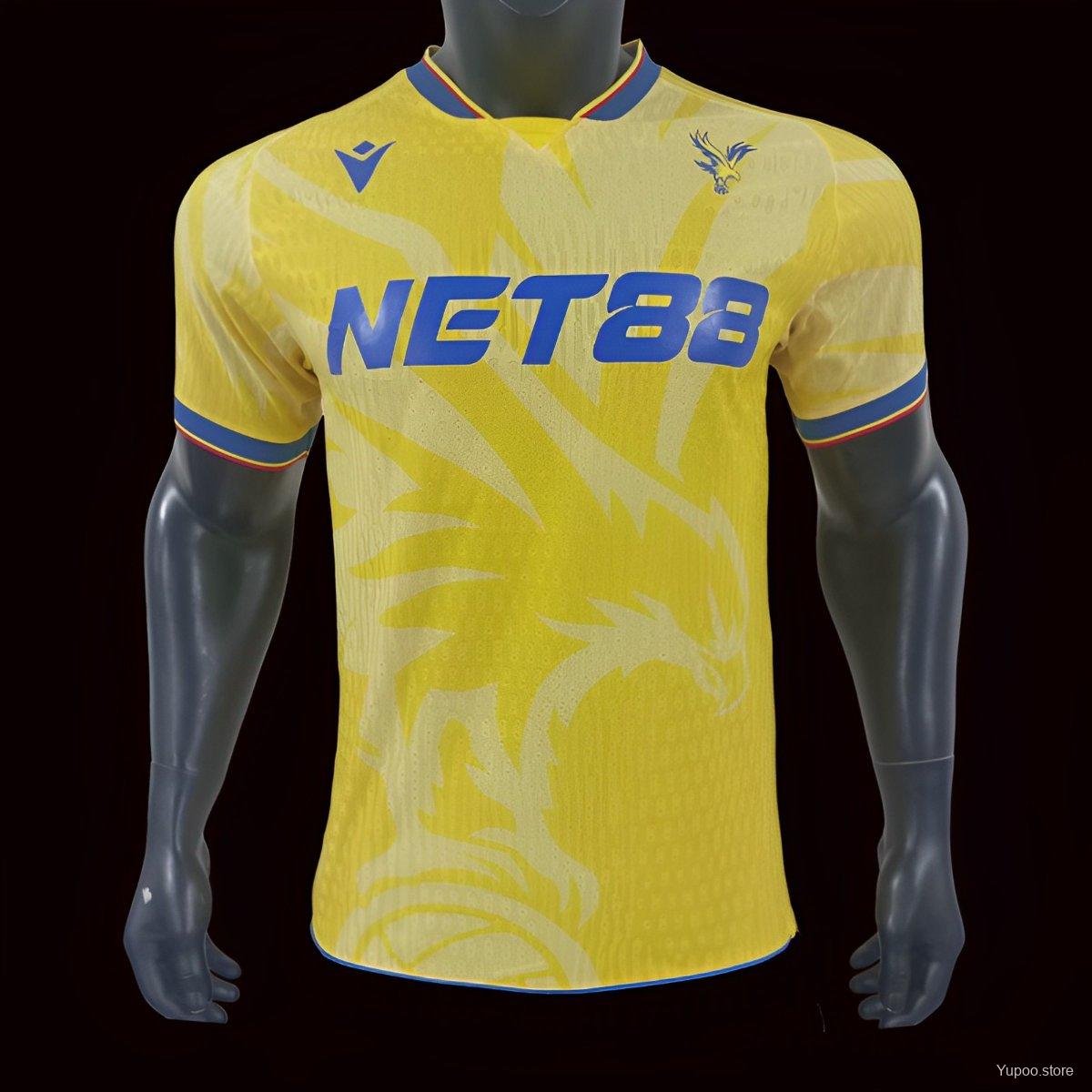 Player Version 24/25 Crystal Palace Away Yellow Jersey 1:1 Thai Quality