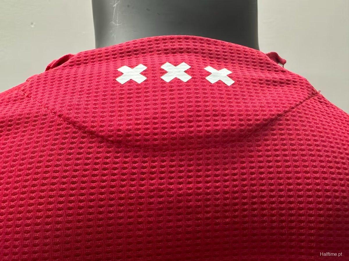 Player Version 24/25 Ajax Home Jersey Football Shirt1:1 Thai Quality