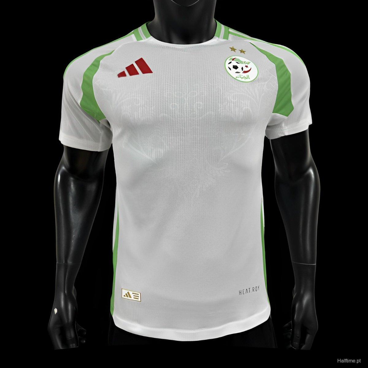 Player Version 24/25 Algeria Home Shirt 1:1 Thai quality