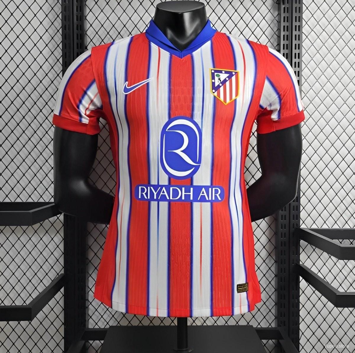 Player Version Atletico Madrid Home Kit 24/25 Football Jersey 1:1 Thai Quality