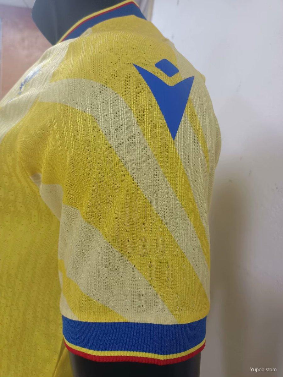 Player Version 24/25 Crystal Palace Away Yellow Jersey 1:1 Thai Quality