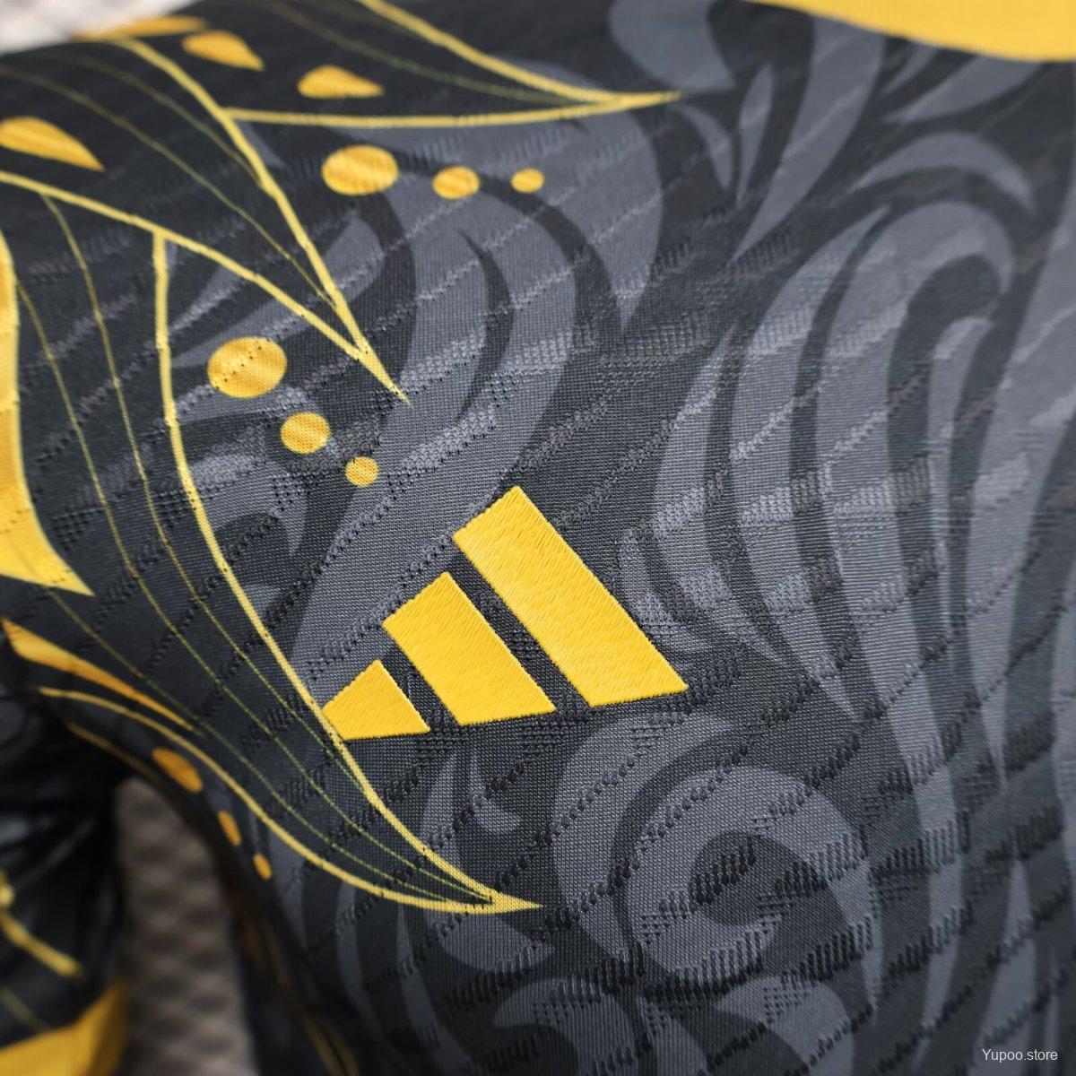 Player Version 24/25 Real Madrid Black/Golden Special Jersey 1:1 Thai Quality