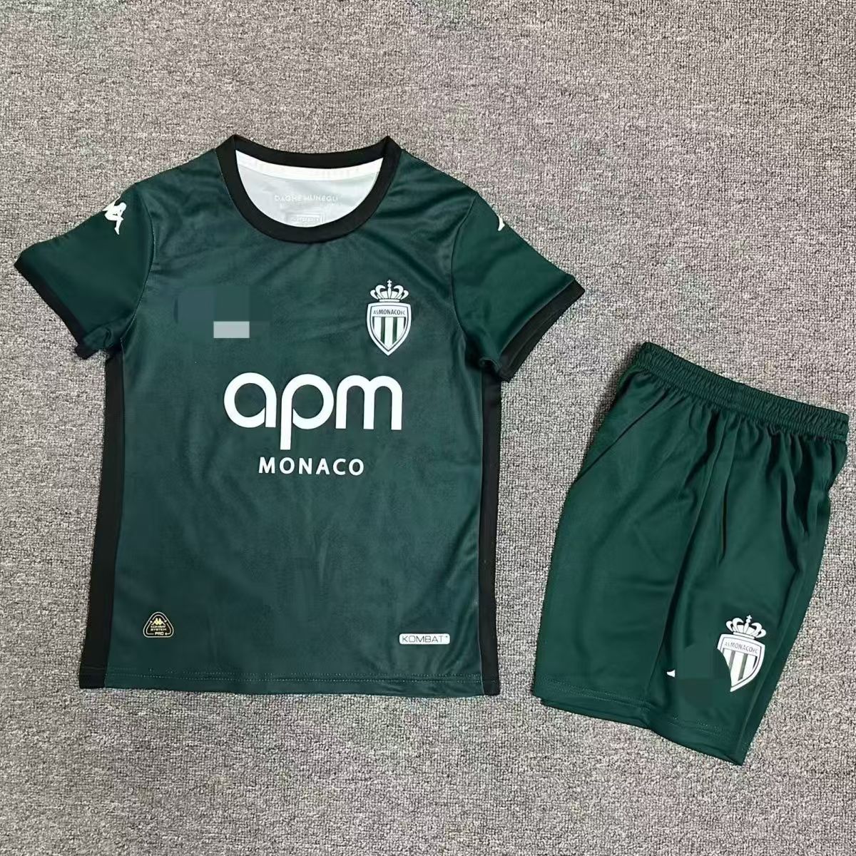 Kids Monaco Away Kit 24/25 Football Jersey 1:1 Thai quality