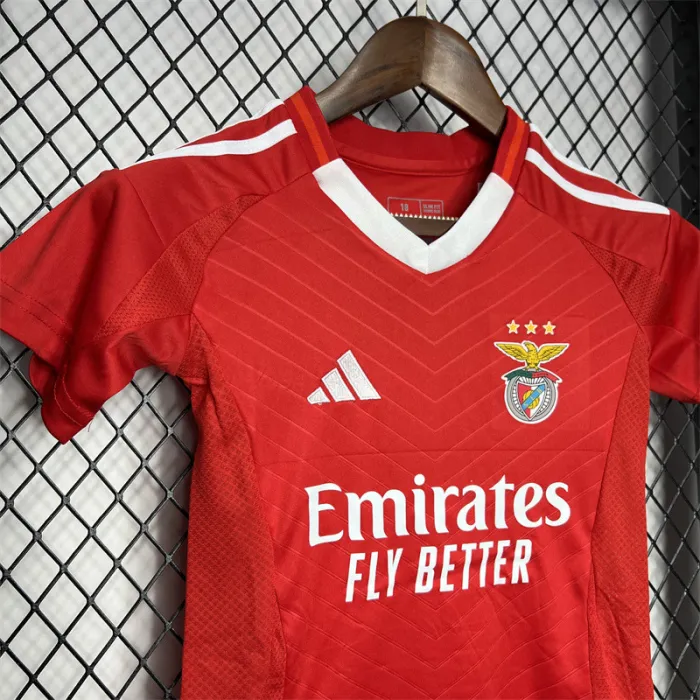 Kids Benfica Home Jersey 24/25 Football Kit 1:1 Thai Quality
