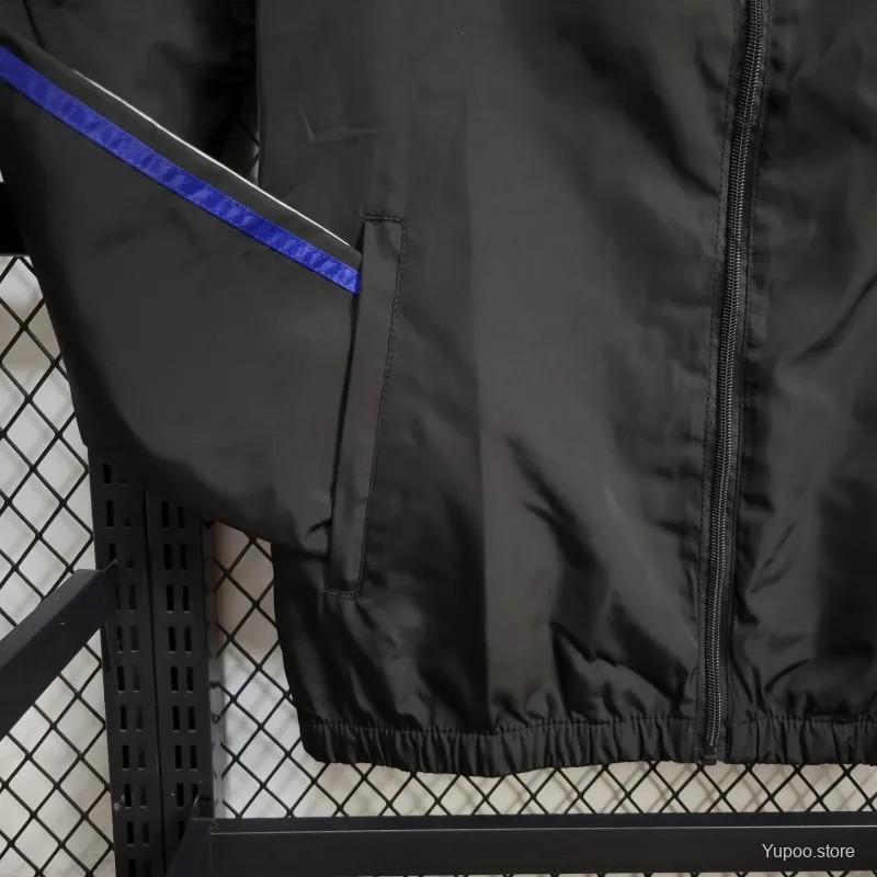 24/25 Man Utd Black/White Windbreaker 1:1 Thai quality
