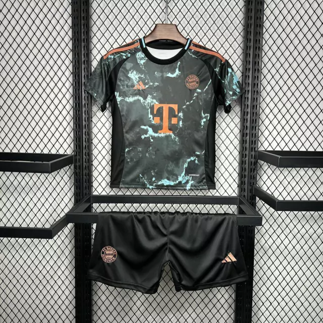Kids Bayern Munich Away Kit Jersey+Shorts 24/25 1:1 Thai quality