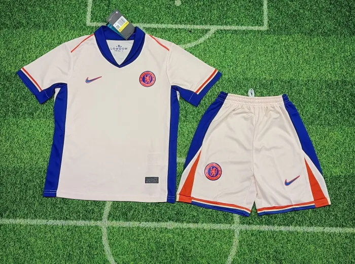 Kids Chelsea Away Kit 24/25 Football Jersey 1:1 Thai Quality Kids Size